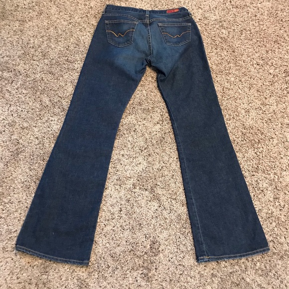 Adriano Goldschmied Dark Blue Wash Bootcut Jeans - Picture 7 of 8